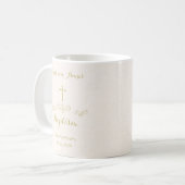 Goldkreuz und -lorbeer kaffeetasse (Vorderseite Links)