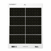 Goldkreuze auf schwarzer Vorlage (Vorne)