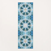 Goldkreuzleuchte, Hübsch blaue Wasserfarbe Yogamatte (Vorderseite)