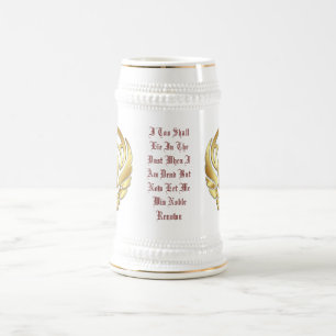 GoldKrieger spartanischer Stein Bierglas