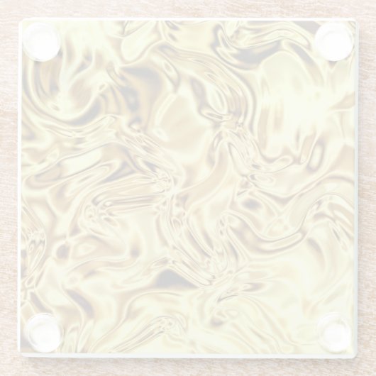 Goldkrinkle Hübsch Glasuntersetzer (Rückseite)