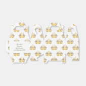 Goldkrone auf Farbhochzeit Geschenkschachtel (Ungefaltet)