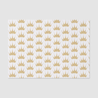 Goldkrone Muster Seidenpapier