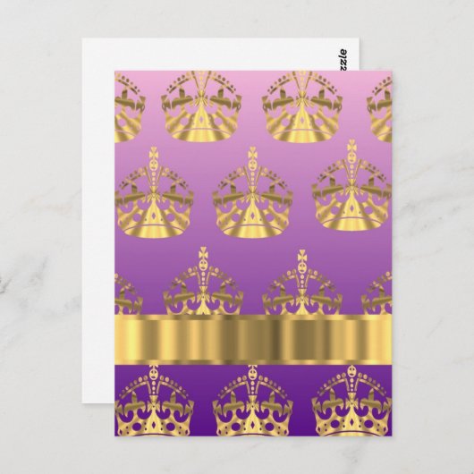 Goldkrone Postkarte (Vorne/Hinten)