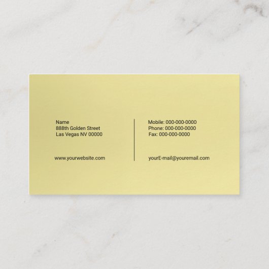 Goldkrone Visitenkarte (Rückseite)