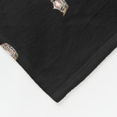 Goldkronen-Fleece-Decke Fräulein-Amerika Fleecedecke (Ecke)