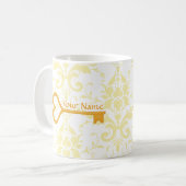 Goldkronen-Herz-Schlüssel Kaffeetasse (Vorderseite Links)