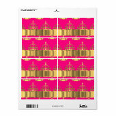Goldkronen in heißen rosa (Vorne)