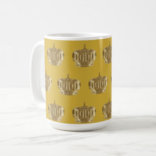 Goldkronen Kaffeetasse (Vorderseite Links)