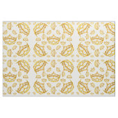 Goldkronen-Kronen-Tuch Stoff (Fat Quarter (45,7 x 55,9 cm))