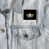 Goldkronen-kundenspezifisches Knopf-Button Button (Beispiel)