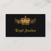 Goldkronen-Visitenkarte Visitenkarte (Vorderseite)