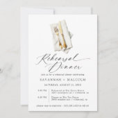 Goldküche | Förmliches Skript-Probe Einladung (Vorderseite)