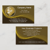 Goldkugel-Visitenkarte Visitenkarte (Vorne/Hinten)