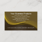 Goldkugel-Visitenkarte Visitenkarte (Rückseite)