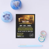 Goldkugeln, Schmied, Werbung in Verkaufsstellen Flyer (Einzeln)