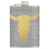 Goldkuh Flachmann (Vorderseite)