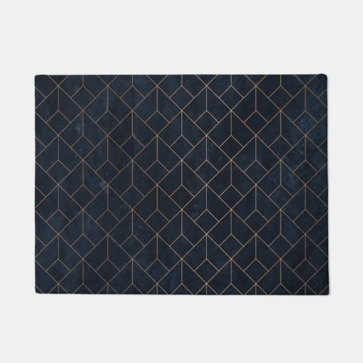Goldkunst-Deko Fußmatte (Vorderseite)