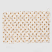 Goldkunst-Deko-Muster Golfhandtuch (Horizontal)