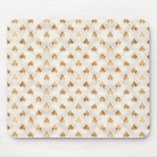 Goldkunst-Deko-Muster Mousepad (Vorne)