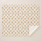 Goldkunst-Deko-Muster Sherpadecke (Vorderseite (Horizontal))