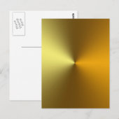 Goldkunst Postkarte (Vorne/Hinten)