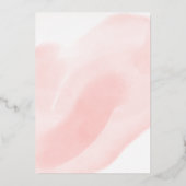 Goldkürbis virtuelle Babydusche Folieneinladung (Rückseite)