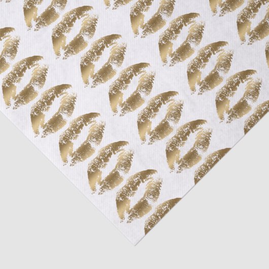 Goldkuss-Muster Seidenpapier (Ausschnitt)