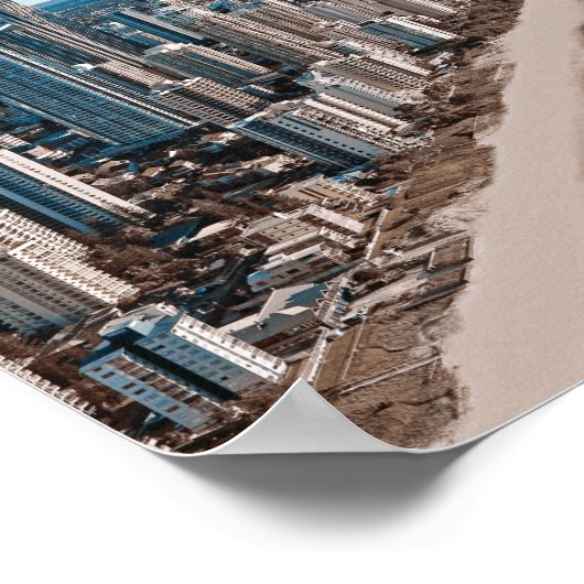 Goldküste Australien Luftansicht Poster (Ecke)