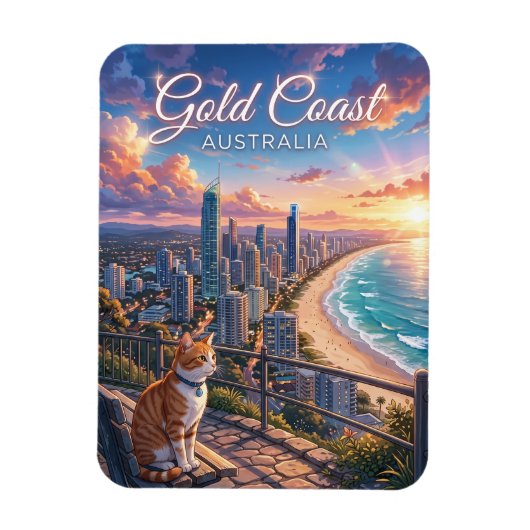 Goldküste Australien Magnet (Vertikal)