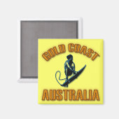 GOLDKÜSTE AUSTRALIEN MAGNET (Vorderseite/Rückseite)