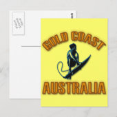 GOLDKÜSTE AUSTRALIEN POSTKARTE (Vorne/Hinten)