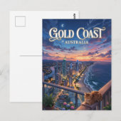 Goldküste Australien Postkarte (Vorne/Hinten)