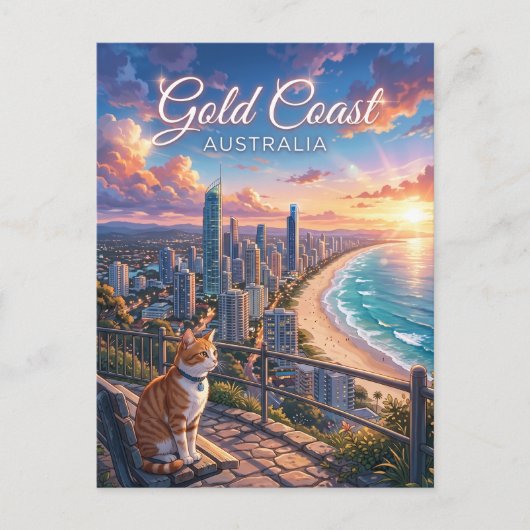 Goldküste Australien Postkarte (Vorderseite)