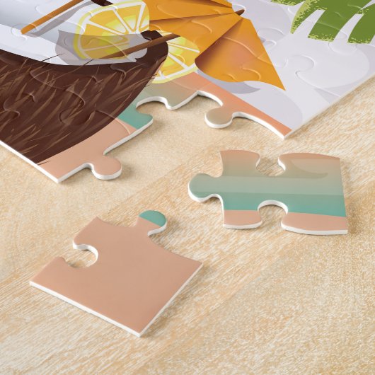 Goldküste, Australien Reiseplakat Puzzle (Seite)