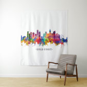 Goldküste Australien Skyline Wandteppich (Beispiel)