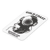 Goldküste Queensland Australien Tauchposter Magnet (Linke Seite)