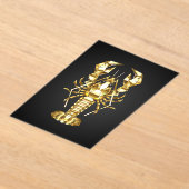 Goldlachs Acryleinladungen (Ablage )