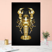 Goldlachs Acrylschild (Hochzeit)