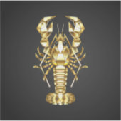 Goldlachs Aufkleber (Vorderseite)