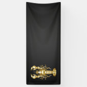 Goldlachs Banner (Vertikal)