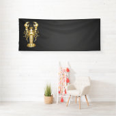 Goldlachs Banner (Insitu)