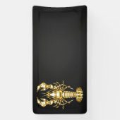 Goldlachs Banner (Vertikal)