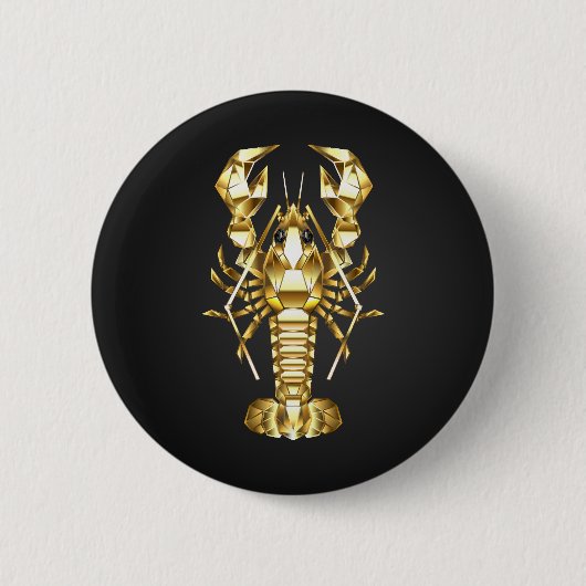 Goldlachs Button (Vorderseite)