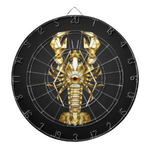 Goldlachs Dartscheibe