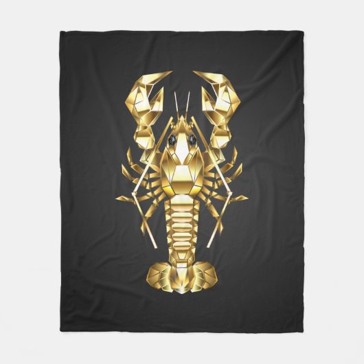Goldlachs Fleecedecke (Vorderseite)