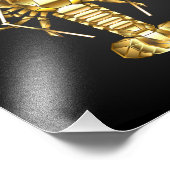 Goldlachs Fotodruck (Ecke)