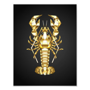 Goldlachs Fotodruck