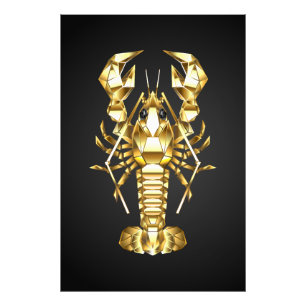 Goldlachs Fotodruck