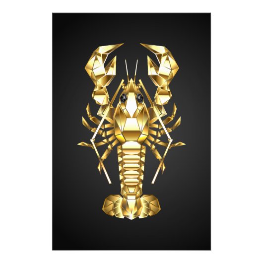 Goldlachs Fotodruck (Vorne)
